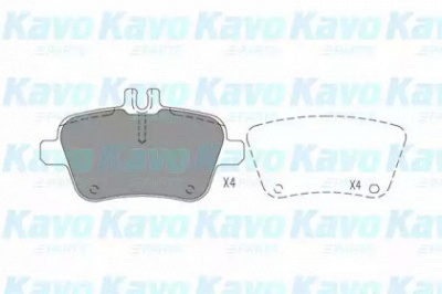 KAVO PARTS kbp6619 -  Комплект тормозных колодок, дисковый тормоз
